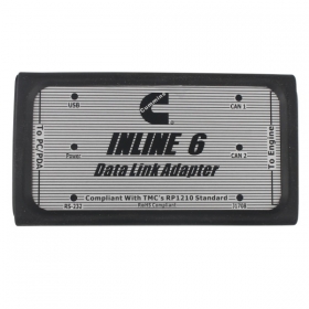Newest Cummins INLINE 6 Data Link Adapter Insite 7.62 Multi-language Truck Diagnostic Tool